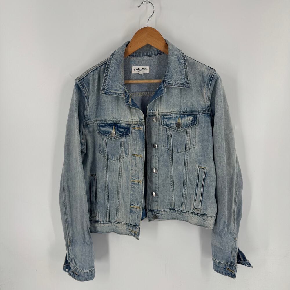 Carly Jean Los Angeles Faded Blue Jean Jacket